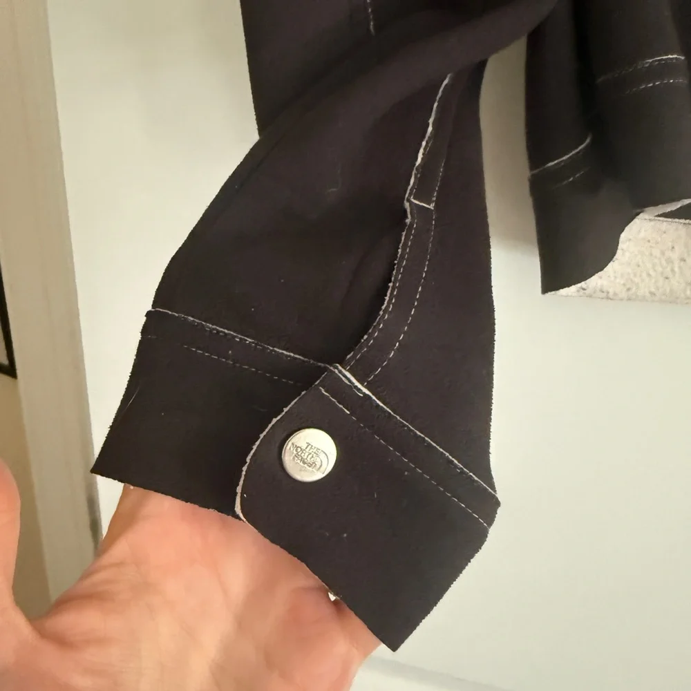 North Face Jacket Womens Black A5 Series Fleece Lined Full Zip Outdoors M - Picture 6 of 9